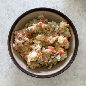 Vegan Olivier Salad (Russian Salad)