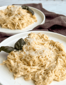 Creamy Cashew Alfredo Pasta