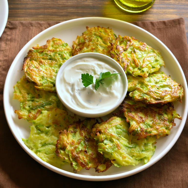 Vegan Zucchini Pancakes