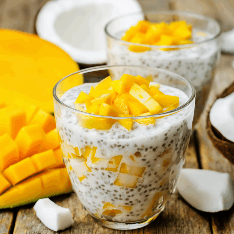 Coconut Mango Chia Pudding