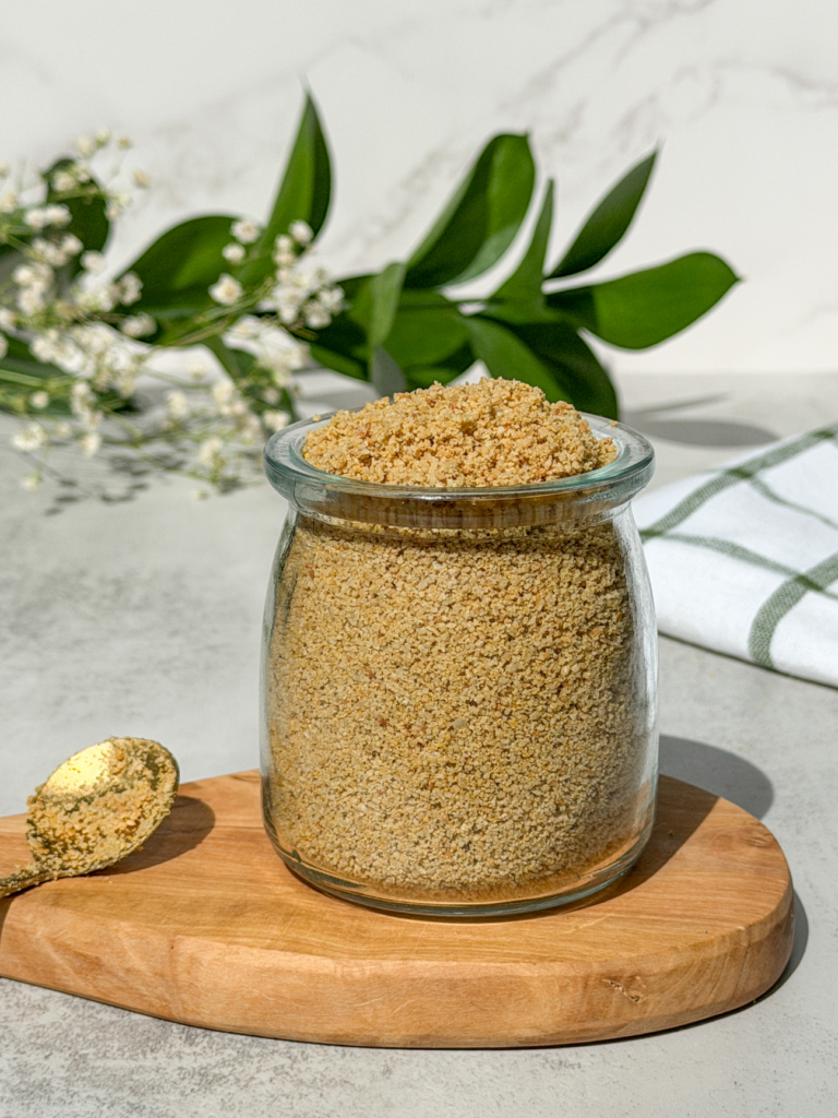 Easy 5-Minute Vegan Parmesan (Nut-Free!)